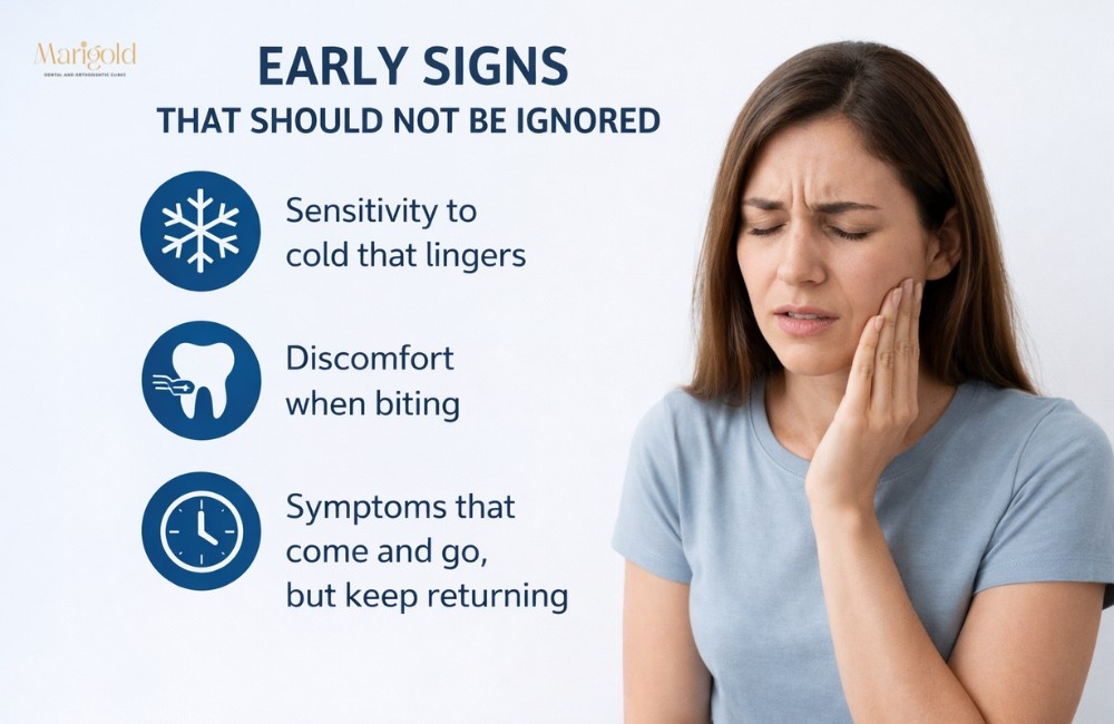 early sign that should not be ignored for root canal treatment