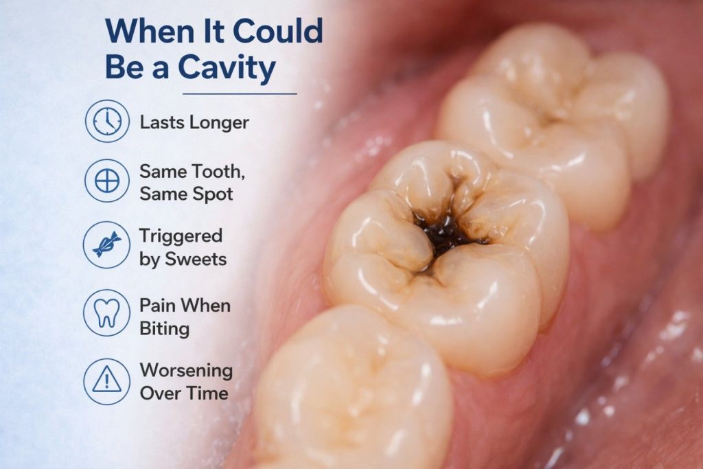 when it could be a cavity
