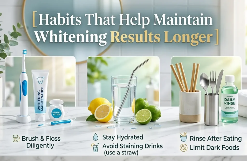 Habits That Help Maintain Whitening Results Longer
