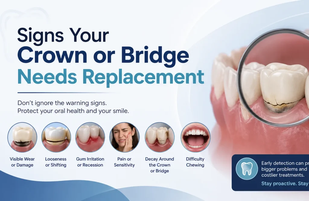 Signs Your Crown or Bridge Needs Replacement