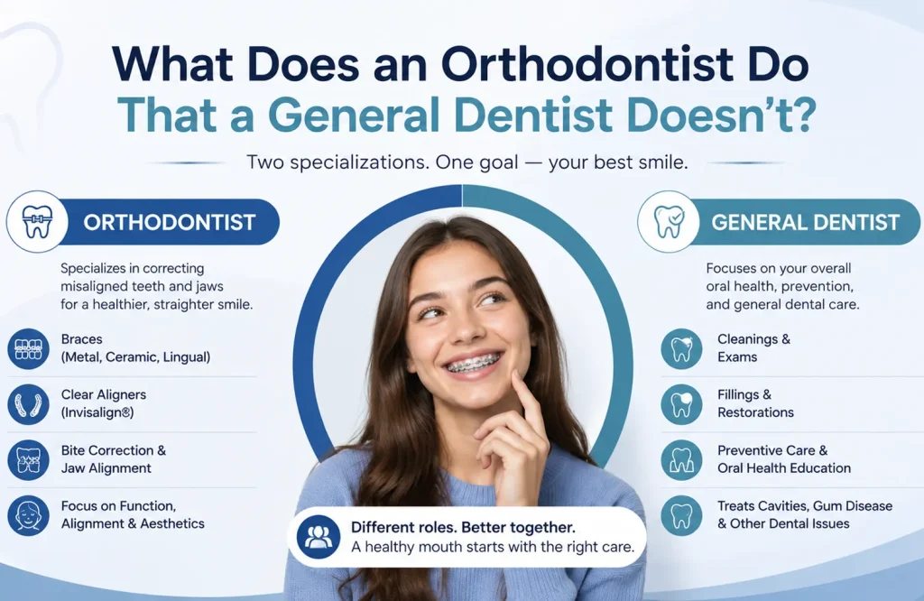 What Does an Orthodontist Do That a General Dentist Doesn't