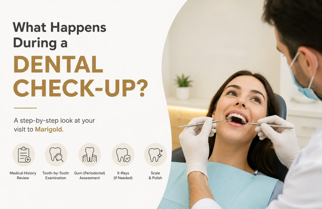 what happen during a dental checkup