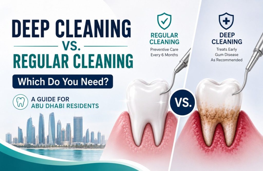 deep cleaning vs regular cleaning