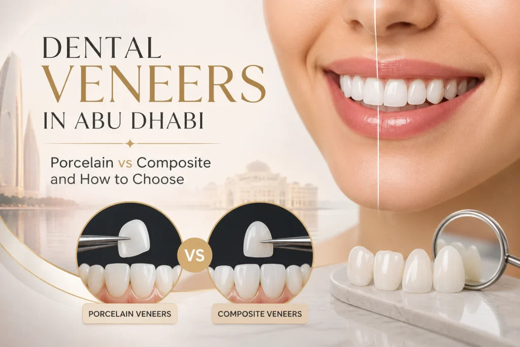 Dental Veneers in Abu Dhabi Porcelain vs Composite and How to Choose
