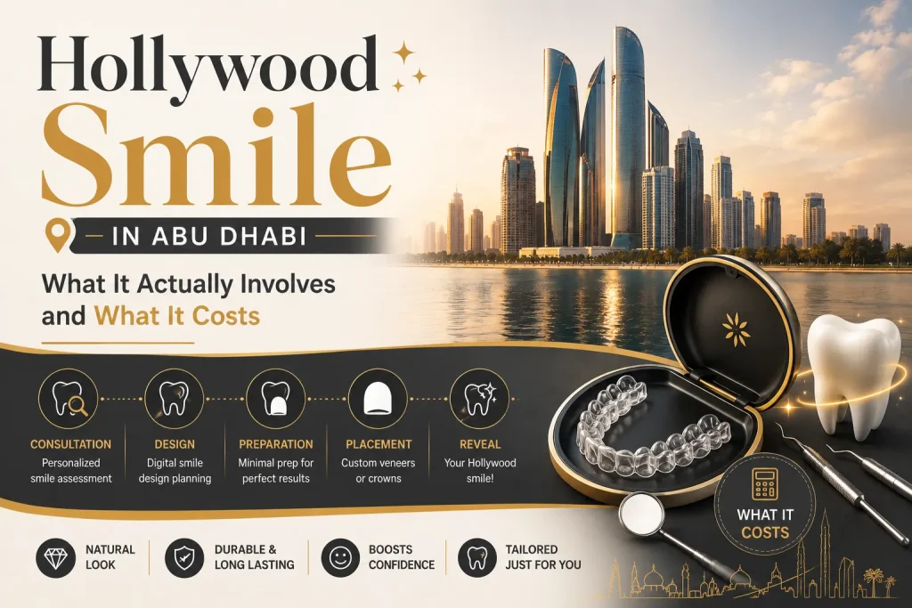 Hollywood Smile in Abu Dhabi What It Actually Involves and What It Costs