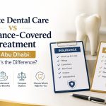 Private Dental Care vs Insurance-Covered Treatment in Abu Dhabi: What's the Difference?