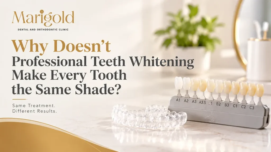 Why Doesn’t Professional Teeth Whitening Make Every Tooth the Same Shade