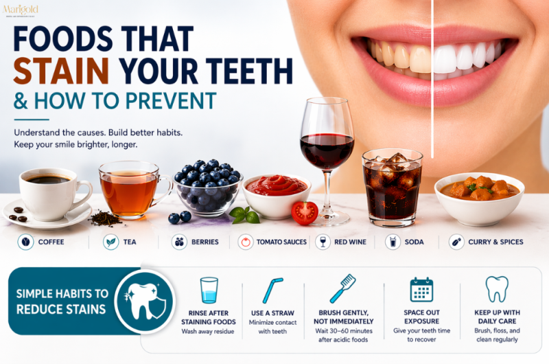 Foods That Stain Your Teeth & How to Prevent