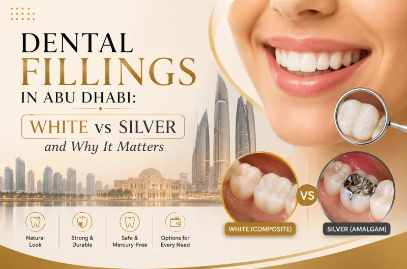 Dental Fillings in Abu Dhabi White vs Silver and Why It Matters